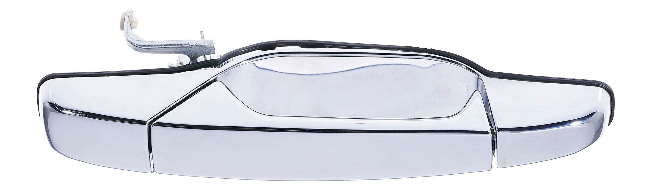 Exterior Door Handle Front RH Plastic All Chrome for 2007-2013 Chevrolet Avalanche Tahoe Suburban Silverado; 2007-2013 GMC Yukon Sierra; 2007-2013 Cadillac Escalade