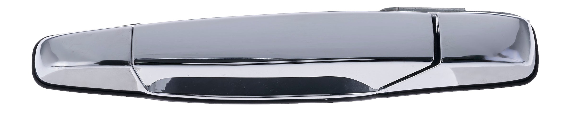 Exterior Door Handle Rear LH Plastic All Chrome for 2007-2013 Chevrolet Avalanche Tahoe Suburban Silverado; 2007-2013 GMC Yukon Sierra; 2007-2013 Cadillac Escalade