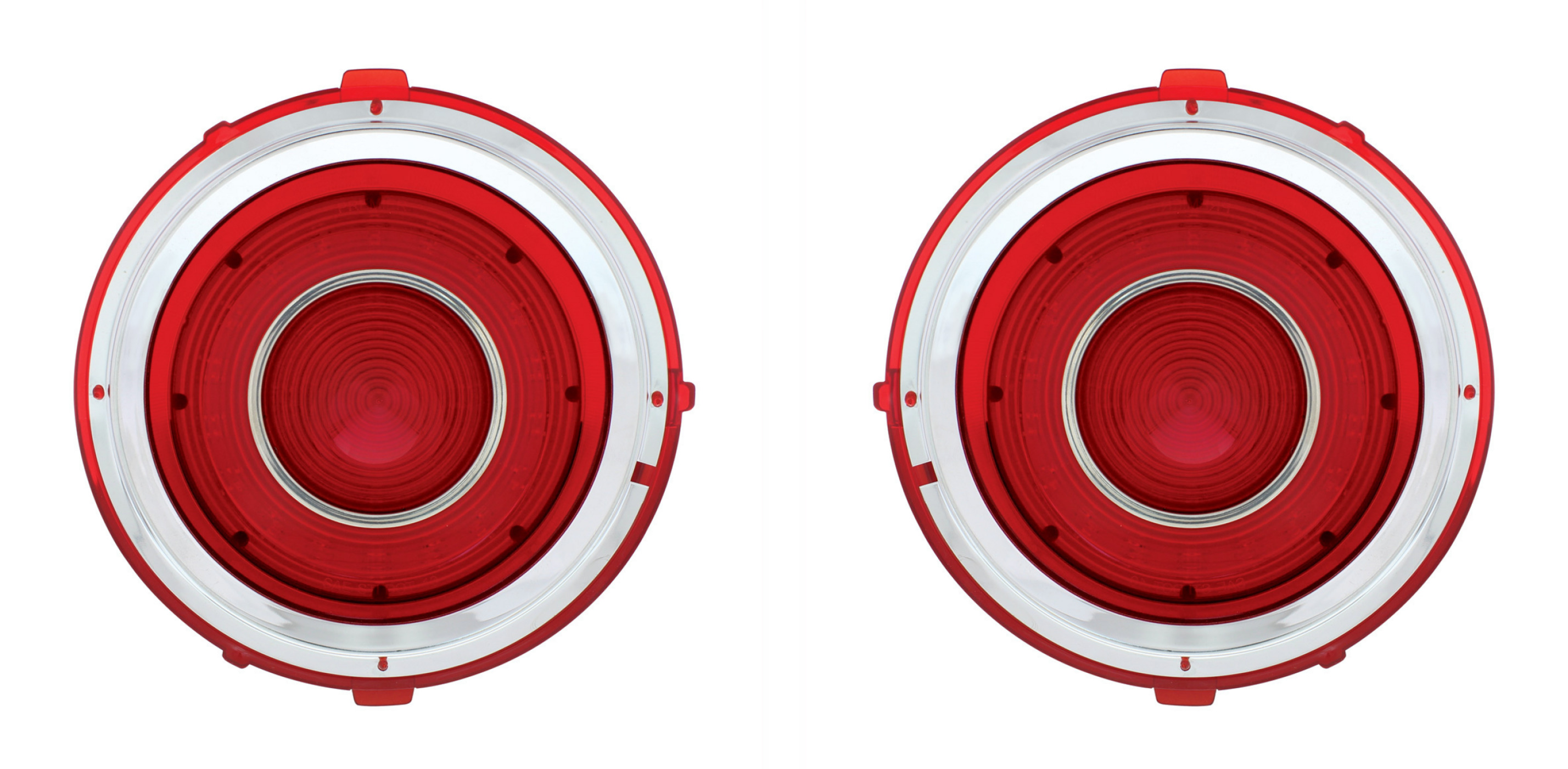 Tail Light Lens (2pcs) For 1970-73 Chevy Camaro Rally Sport - L/H and R/H