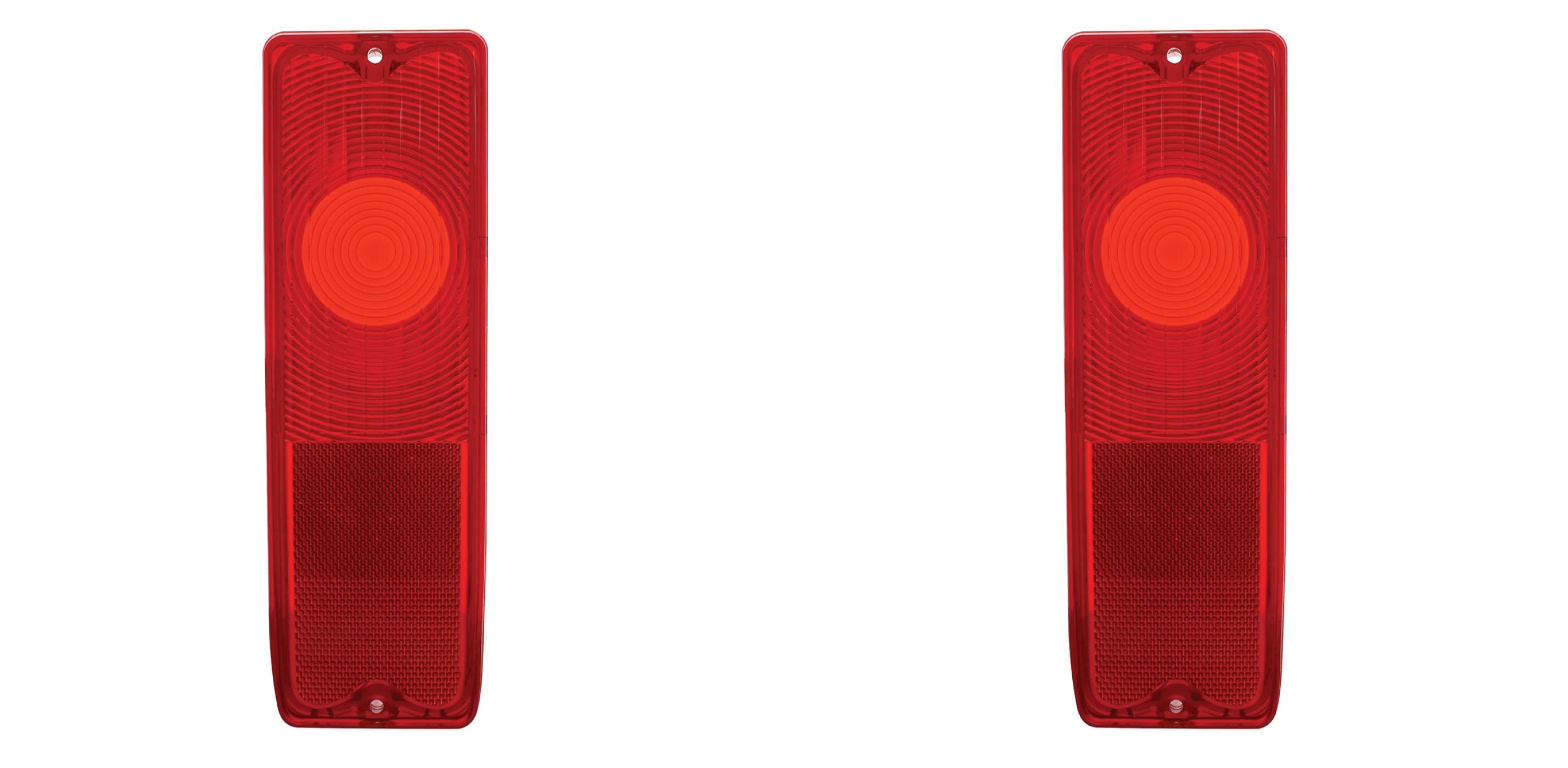 Tail Light Lens (2pcs) For 1967-72 Chevy & GMC Fleetside Truck