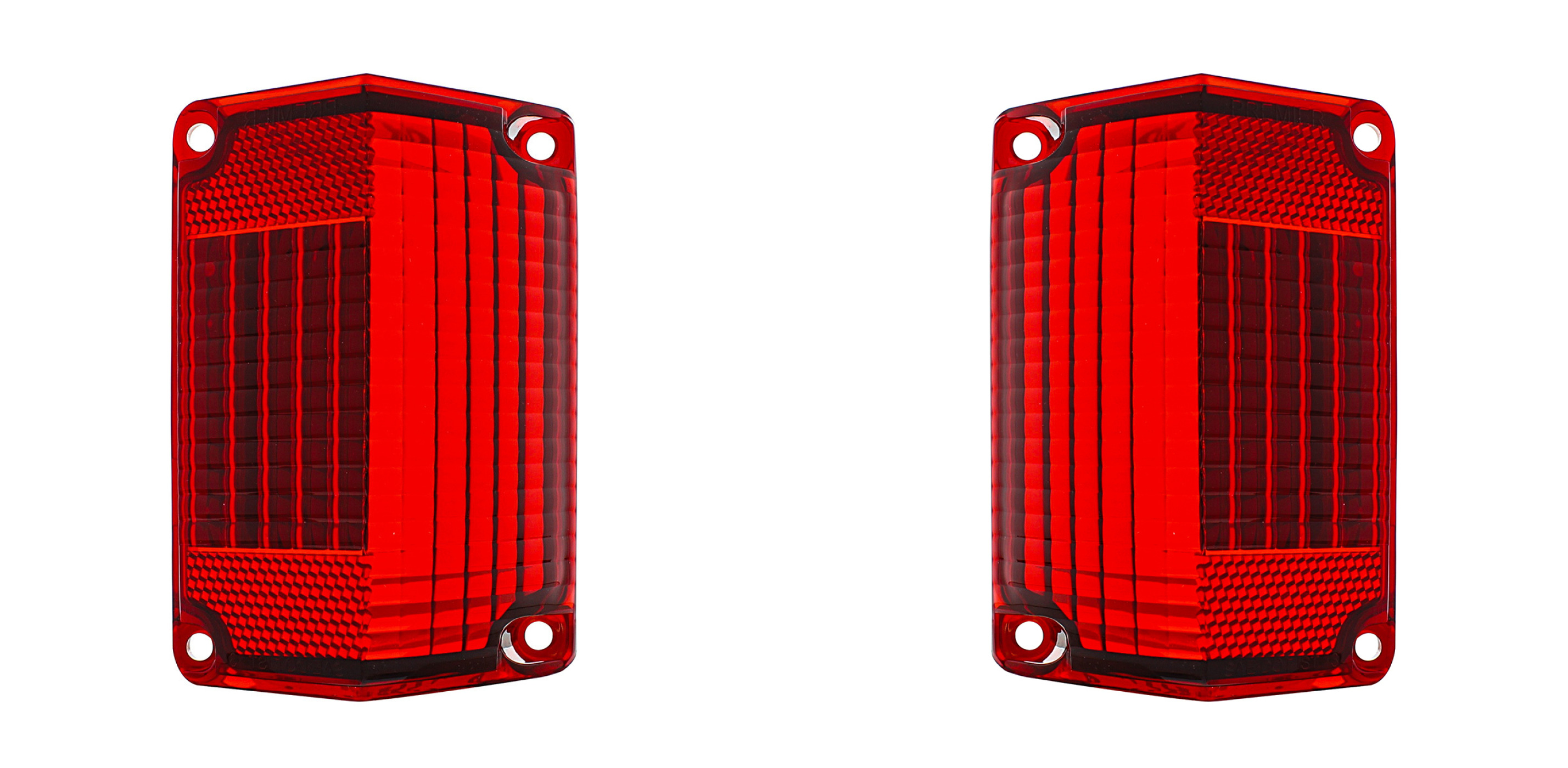 Tail Light Lens For 1968-69 & Early 1970 Chevy El Camino - L/H and R/H (2pcs)