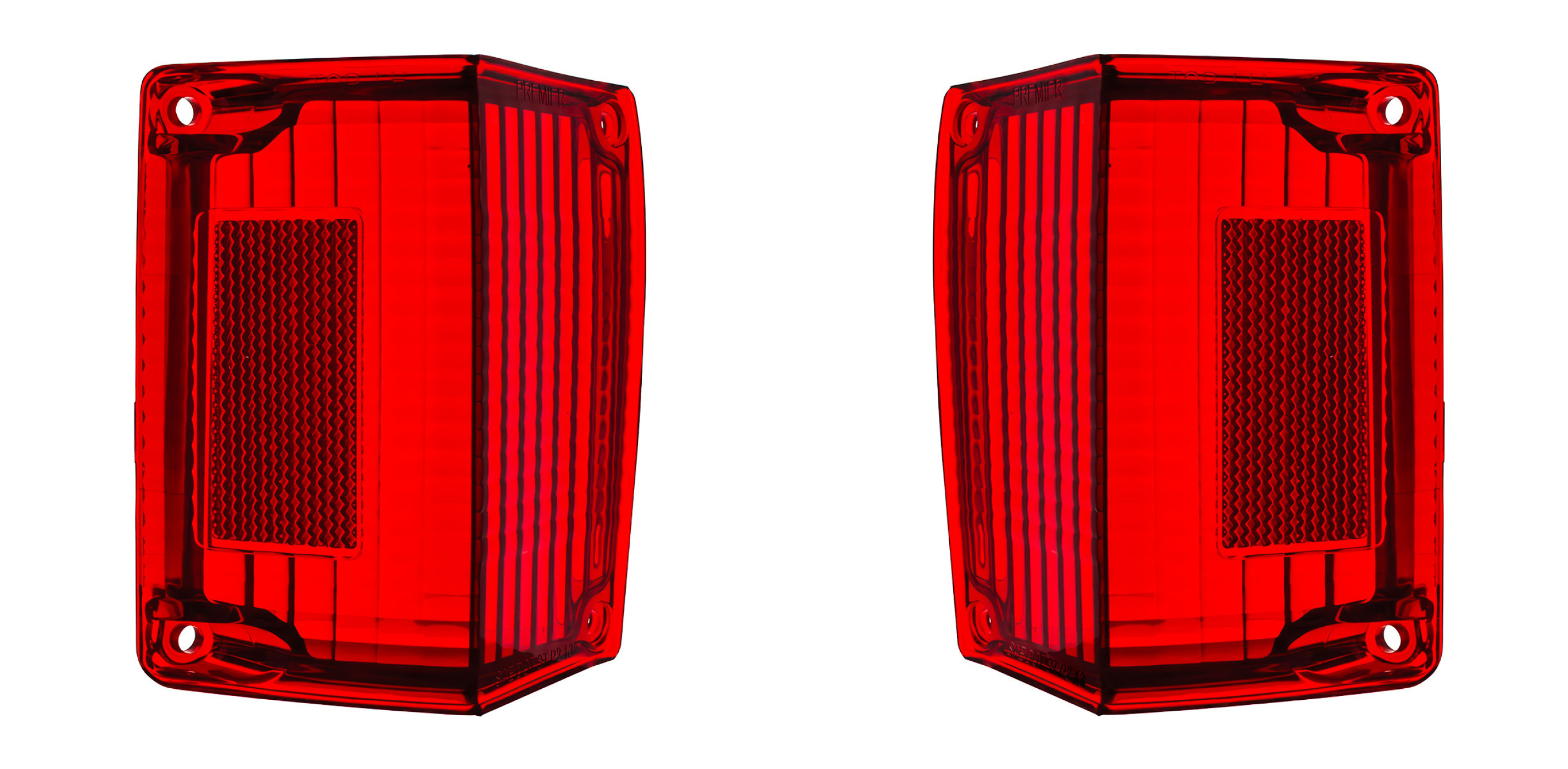 Tail Light Lens For 1970-1972 Chevy El Camino/Station Wagon - L/H and R/H (2pcs)
