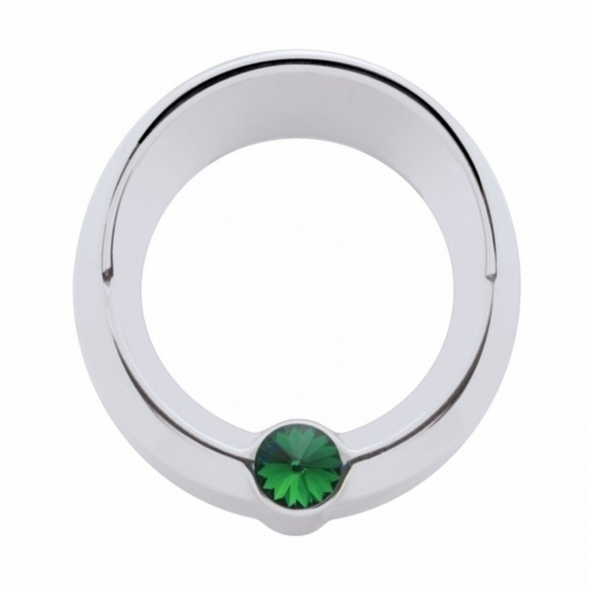 Signature Series Small Gauge Cover With Visor For Freightliner - Green Crystal