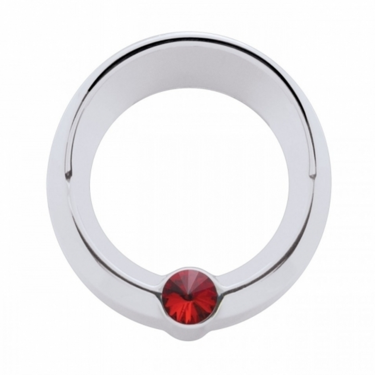Signature Series Small Gauge Cover With Visor For Freightliner - Red Crystal