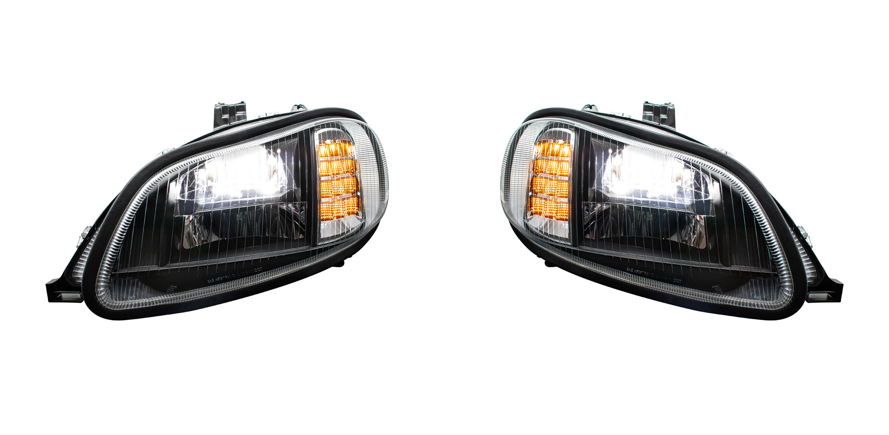 Blackout High Power Full LED Headlight For 2003-2024 Freightliner M2-Driver and Passenger (2pcs)