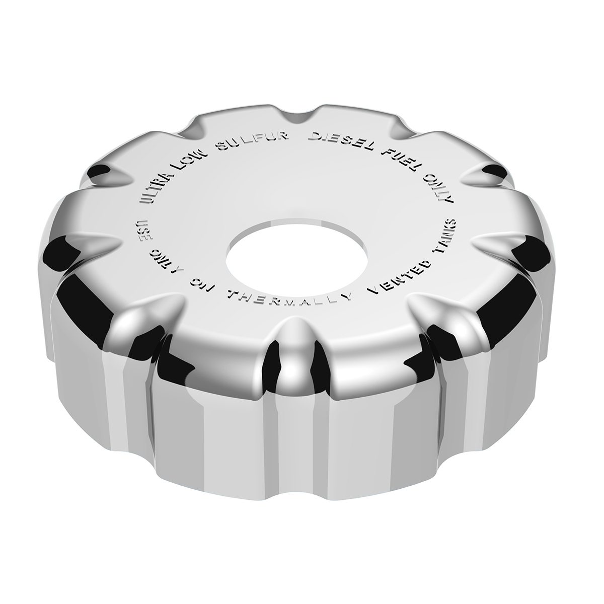 Chrome Plastic Fuel Cap Cover For Volvo - Locking