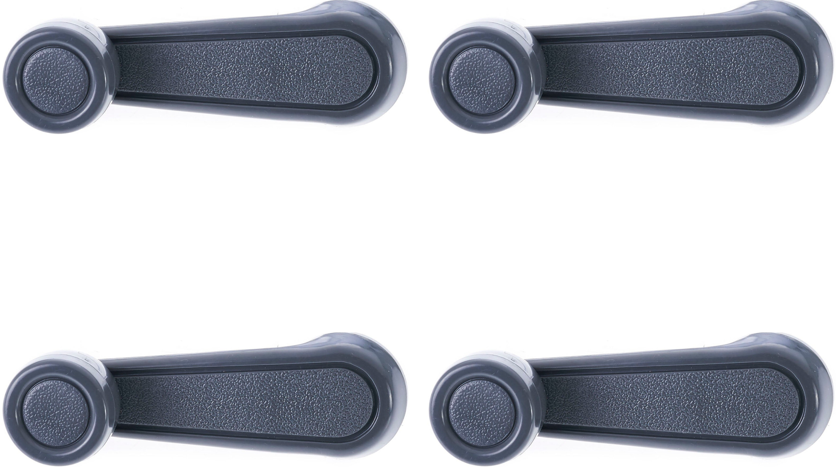 Window Crank Handle (4pcs) Plastic Gray for 1990-1992 Daihatsu Rocky; 1990-1995 Toyota 4Runner; 1988-2026 Toyota Corolla