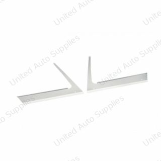 Stainless 2007+ Kenworth T800 Curved Glass Models Fender Guards