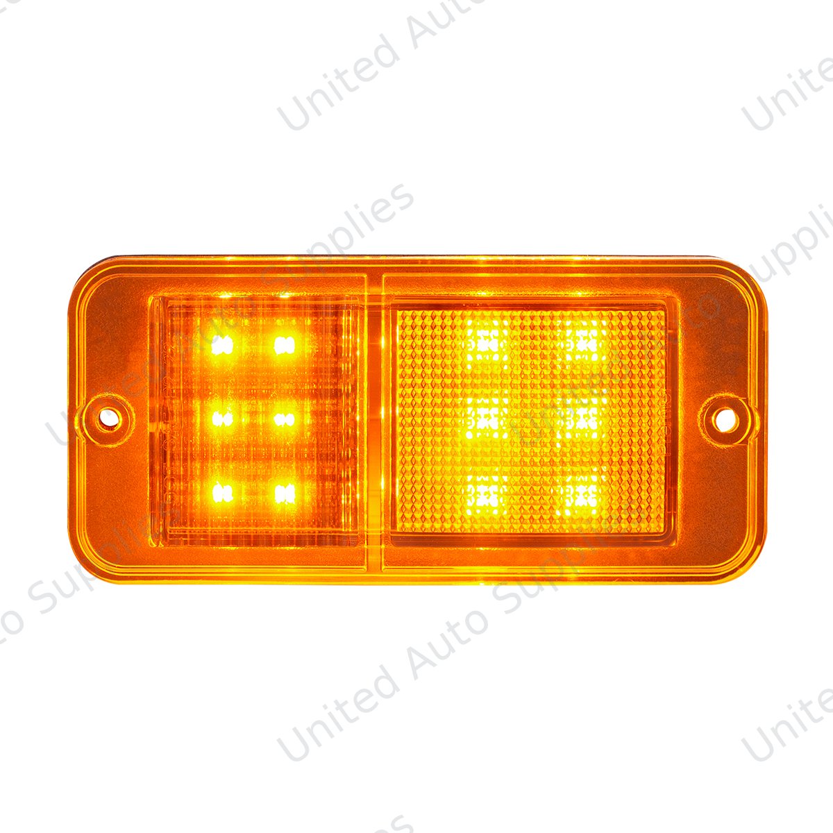 12 LED Standard Style Side Marker For 1968-1972 Chevrolet & GMC Truck-Amber