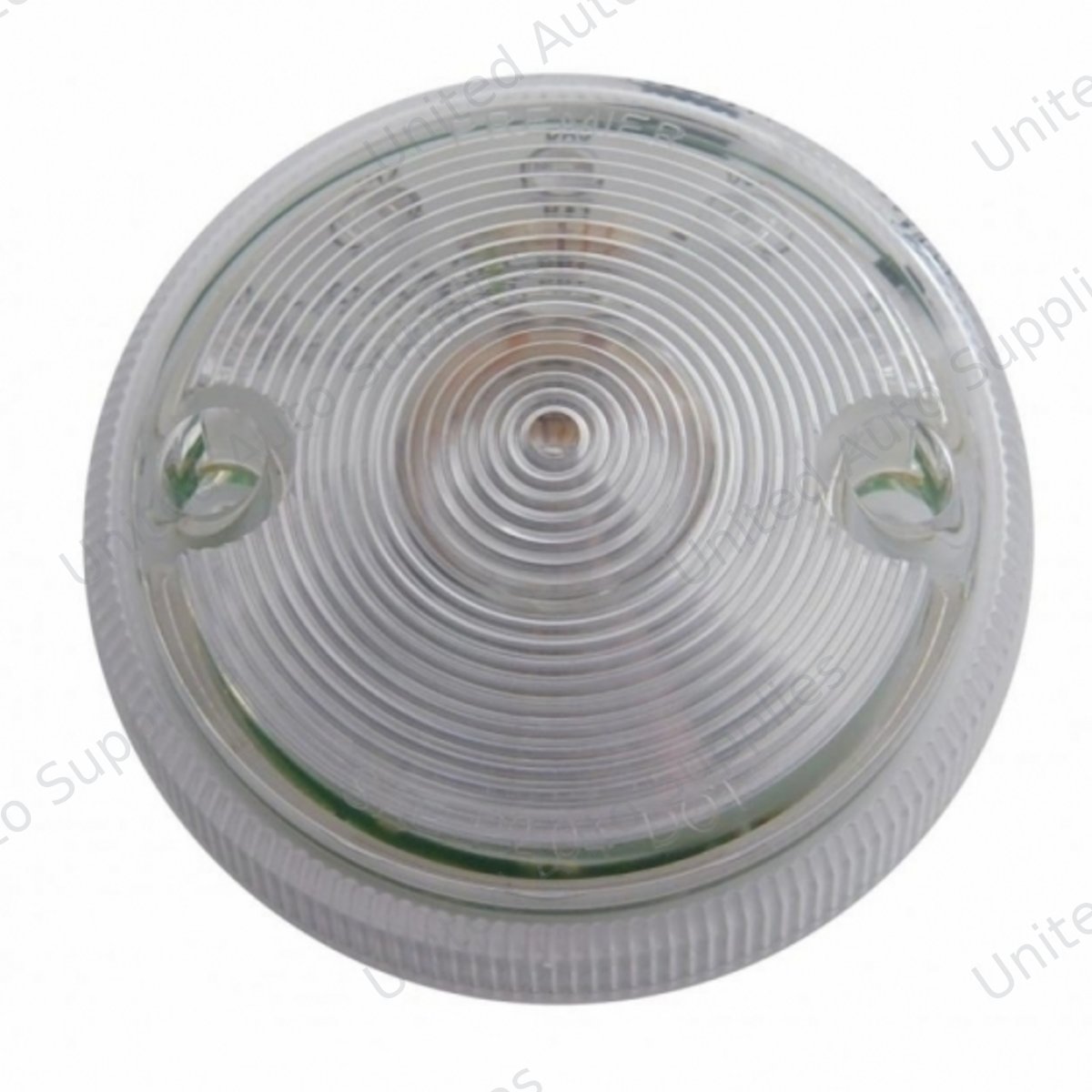 15 LED 3" Single Face Light Only - Amber LED/Clear Lens (Bulk)