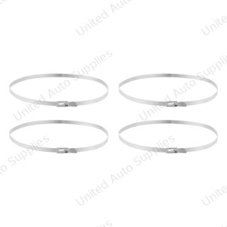 14" Stainless Locking Cable Ties (4-Pack)
