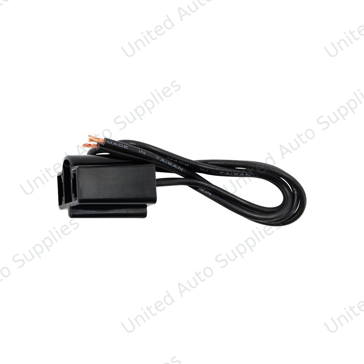 2-Wire Universal Sealed Beam Connector for Two Terminal Sealed Beam Headlights or Flashers, 1 Pc.