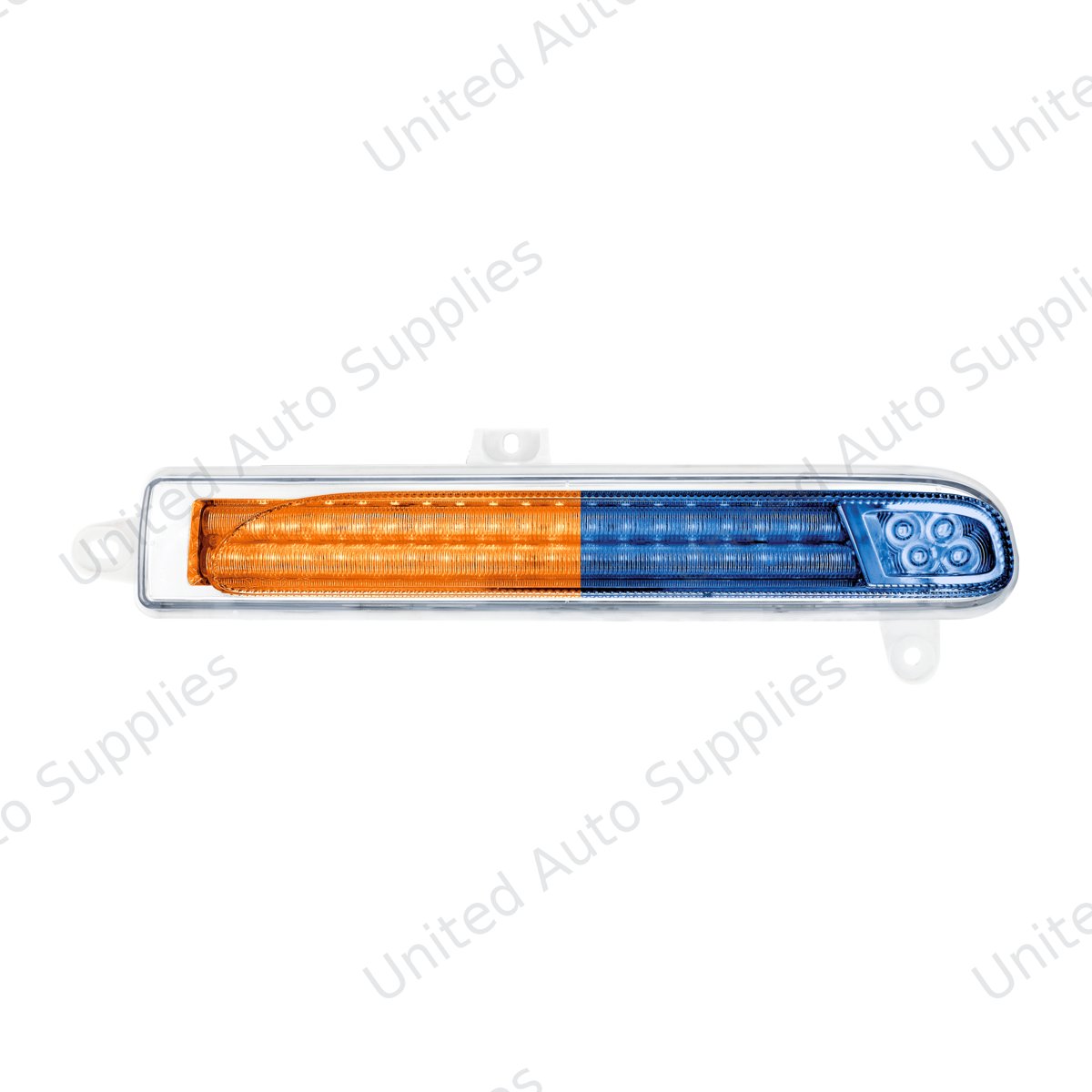 Double Fury 78 LED Turn Signal Light For 2008-2024 Peterbilt 389-Amber & Blue,Passenger