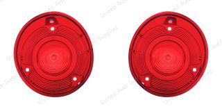 Tail Light Lens For 1972 Chevy Chevelle - L/H and R/H (2pcs)