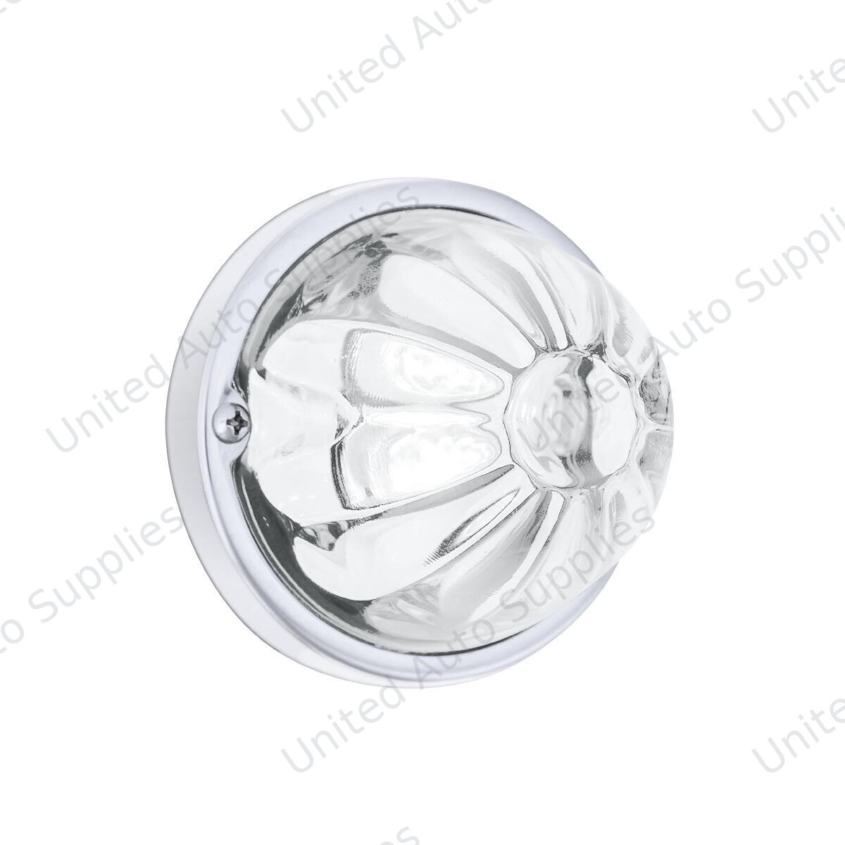 Glass Watermelon Light Kit With 4 LED Light-White LED/Clear Lens