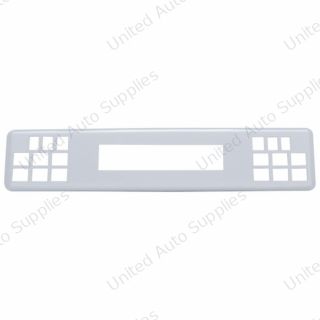 Chrome Plastic Center Dash Warning Light Panel Cover For Freightliner
