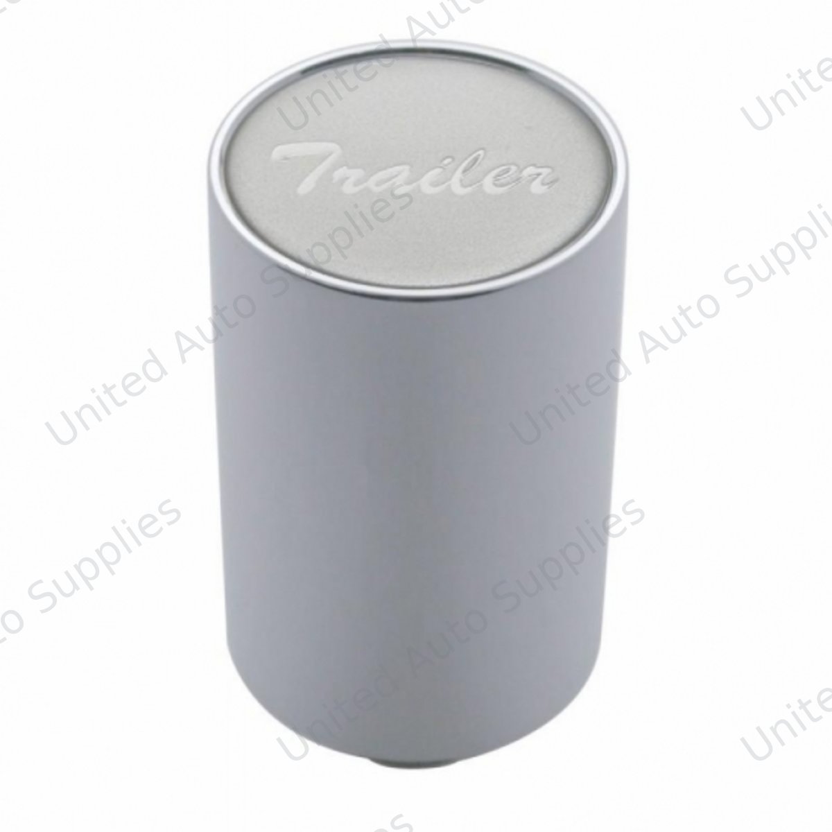 "Trailer" 3" Air Valve Knob - Silver Glossy Sticker