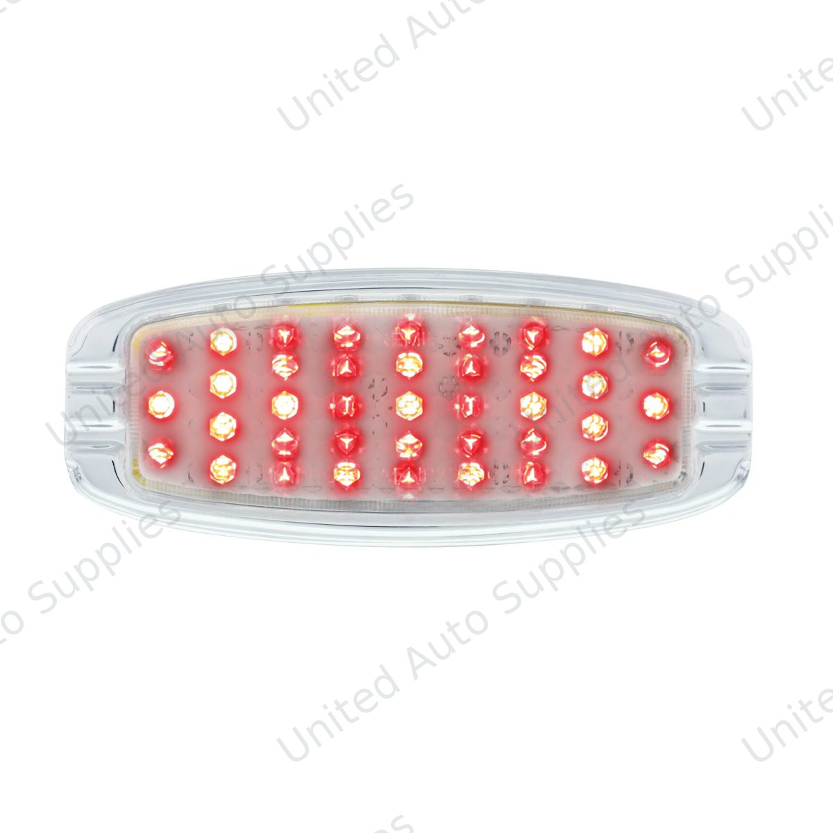 39 LED 1941-1948 Chevrolet Car Style Tail Light With Flush Mount Bezel, Clear Lens