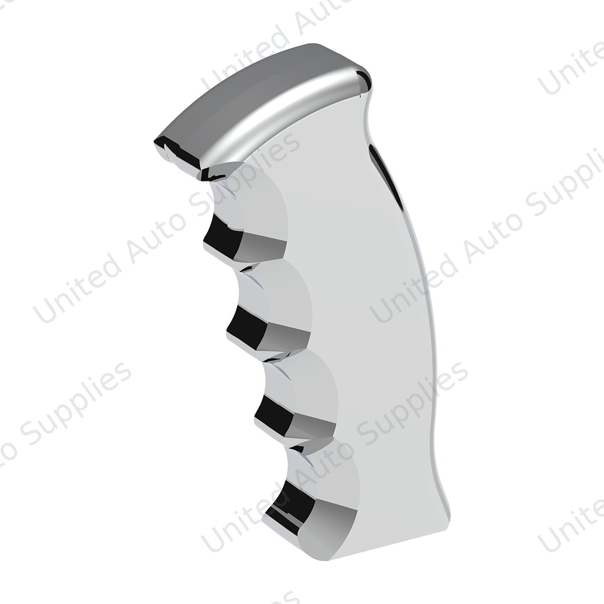 Thread-On Pistol Grip Gearshift Knob - Chrome