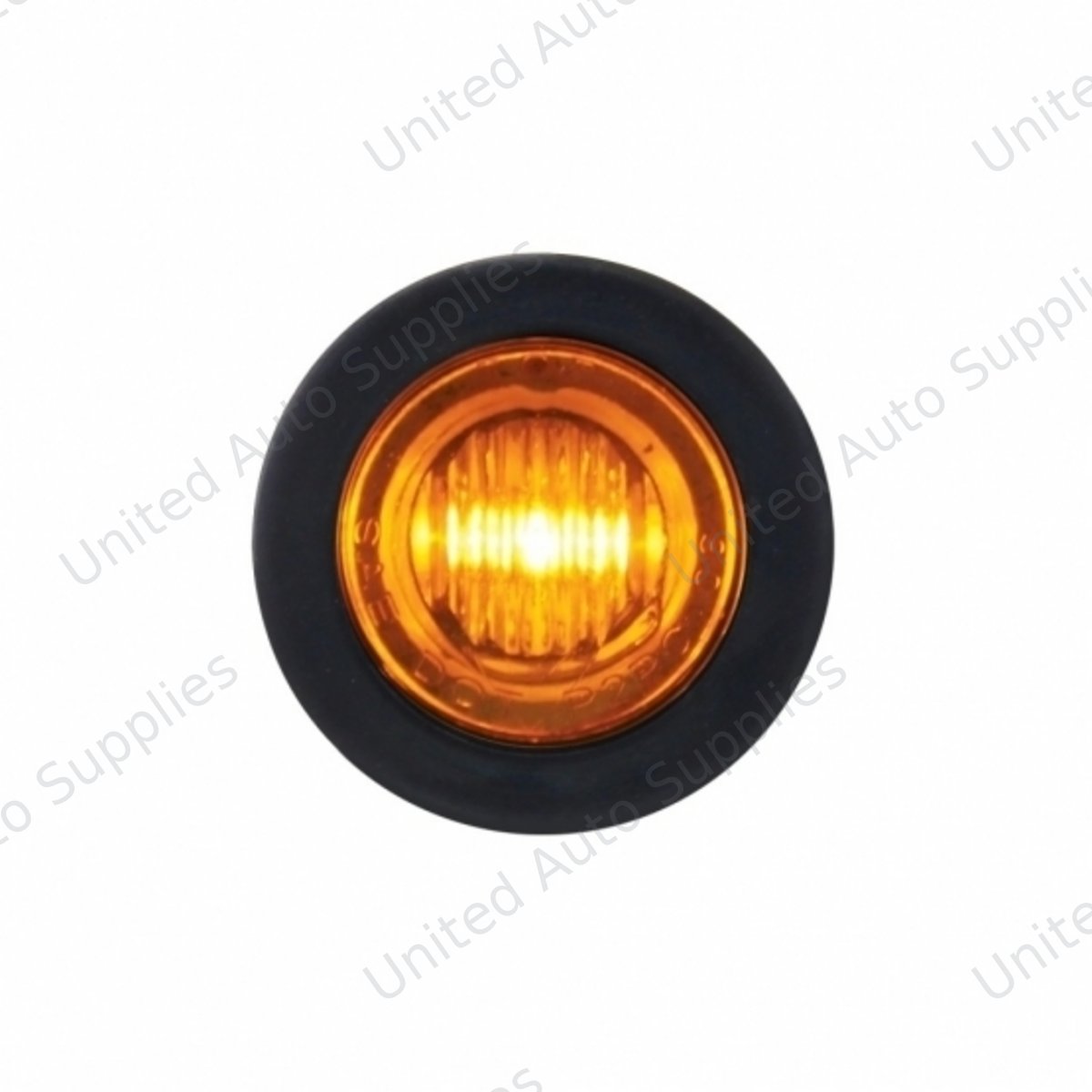 3 LED 3/4" Mini Light (Clearance/Marker) - Amber LED/Amber Lens (Bulk)