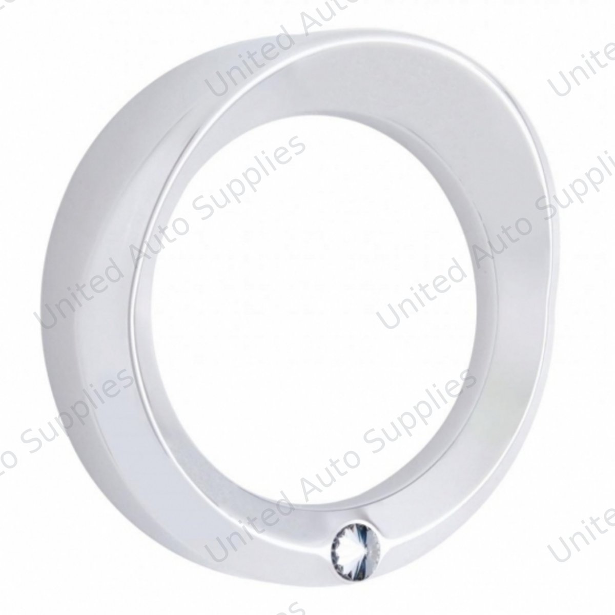 Signature Series Speed/Tachometer Gauge Cover With Visor For Kenworth - Clear Crystal