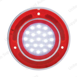 20 LED Backup Light With Stainless Steel Trim For 1968-1973 Chevrolet Corvette