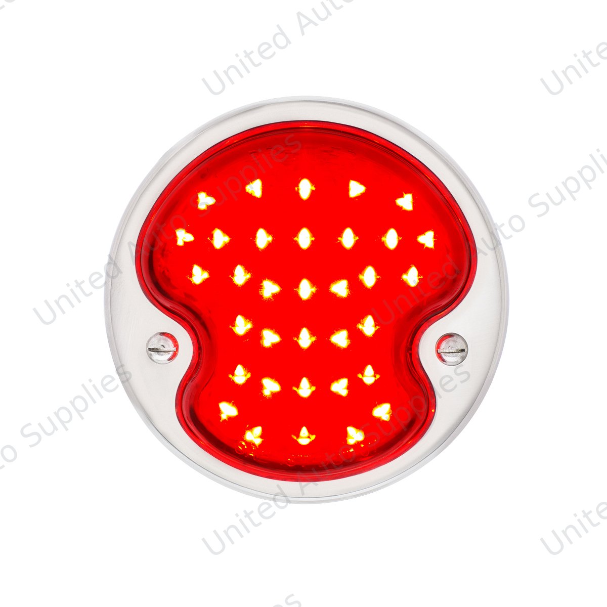 17 LED 12V Tail Light With 4 LED License Plate Light Assembly With SS Housing For 1932 Ford Car/Truck - L/H