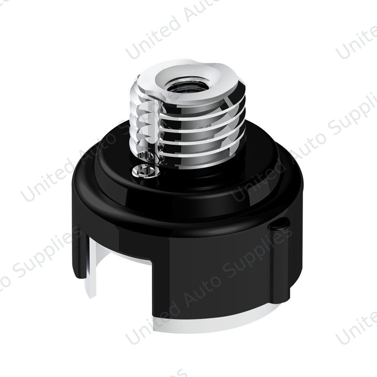 M30X3.5 Thread-On Gearshift Adapter W/LED Mount For Eaton-Fuller 13/15/18 Speed-Candy Black