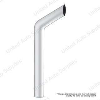7" Bull Plain Bottom Exhaust - 96" L