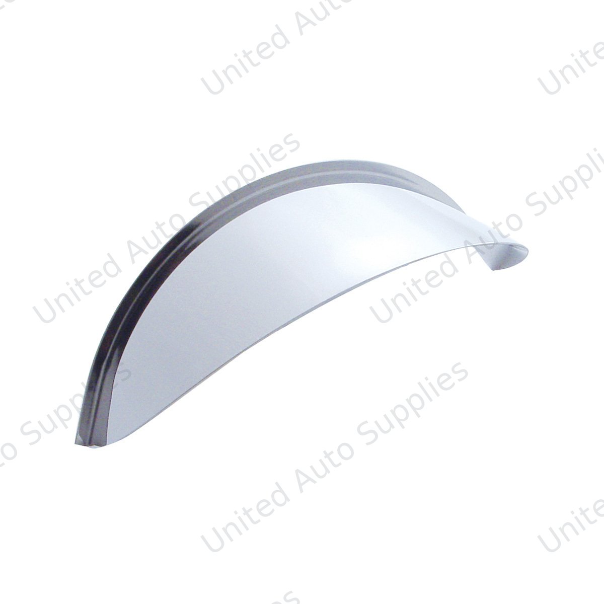4" Stainless Light Visor With Lip