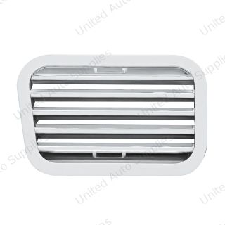 Chrome Plastic A/C Defroster Vent For 2006+ Kenworth W900/T800/T660/T600- Driver