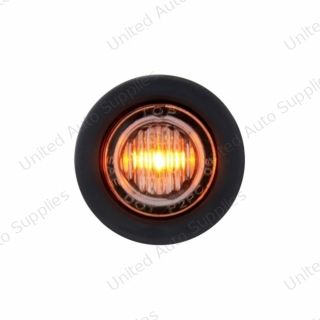 3 LED 3/4" Mini Light (Clearance/Marker) - Amber LED/Clear Lens