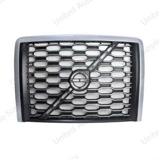 Grille With Bug Screen For 2018-2024 Volvo VNL-Silver
