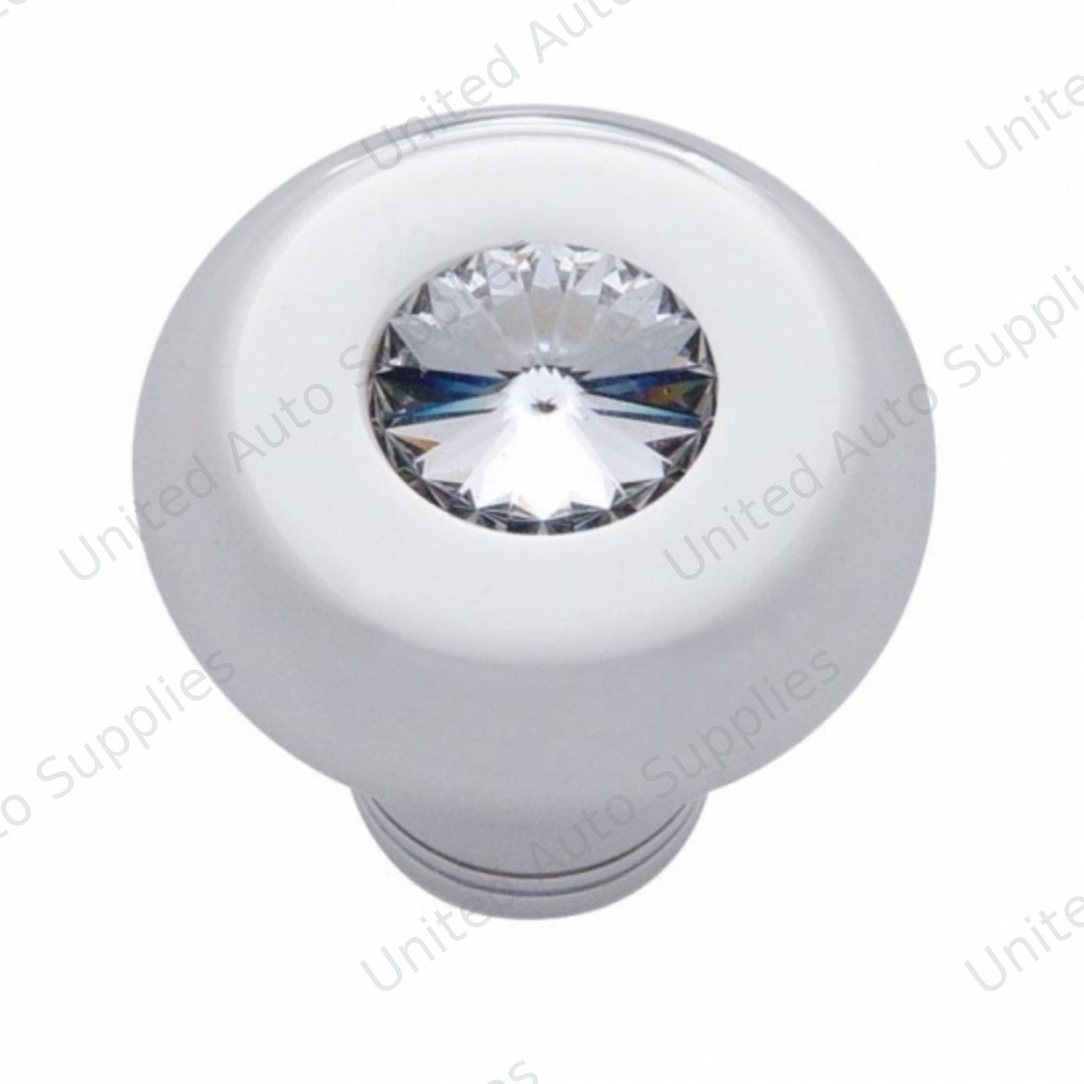 Small Deluxe Dash Knob With Clear Crystal