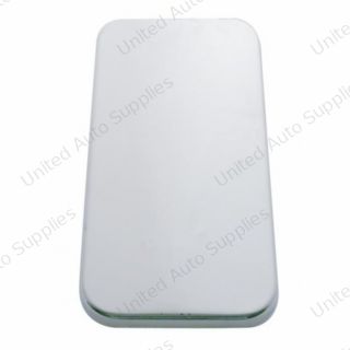 Kenworth Stainless Vent Door Cover - Plain (Card of 2)