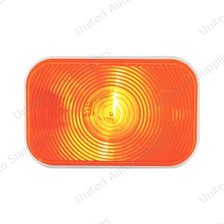 Rectangular Turn Signal Light - Amber Lens (Each)