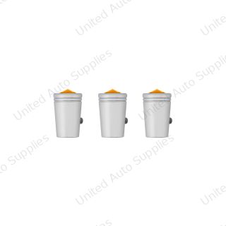 Mini Toggle Switch Extension With Amber Crystal For Kenworth (Card of 3)