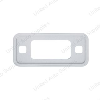 Clear Anodized Billet Aluminum Side Marker Light Bezel For 1970-77 Ford Bronco