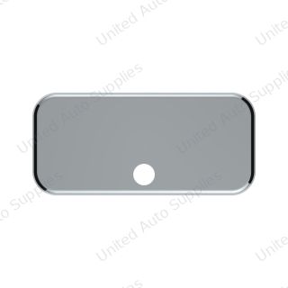 Chrome Plastic Upper Side Storage Door Cover For 2007-2018 Freightliner Cascadia