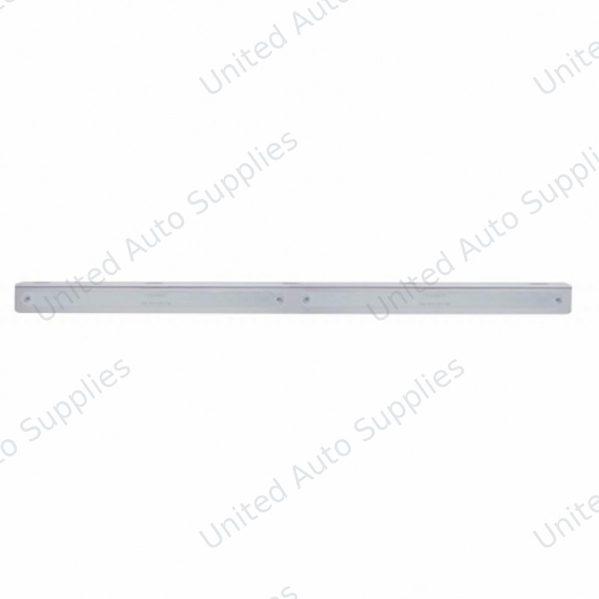 25-5/16" Stainless Light Bracket With 2X 14 LED 12" Light Bars - Red LED/Chrome Lens