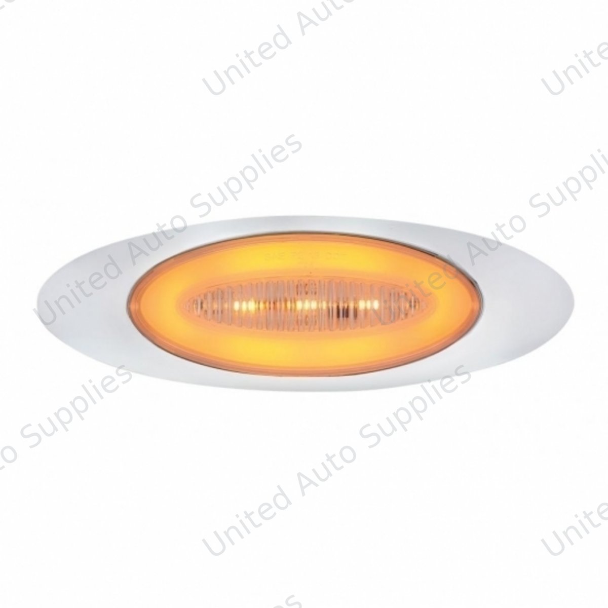 M1 Millennium GloLight 13 LED Clearance/Marker Light - Amber LED/Clear Lens