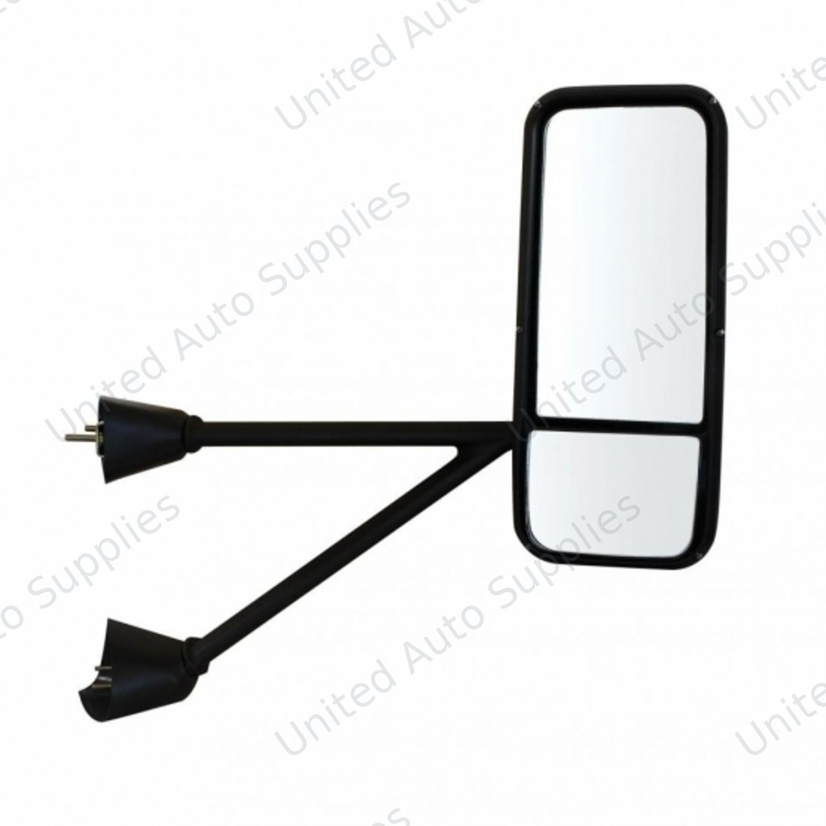 Chrome Heated Mirror Assembly For Kenworth T600/T660/T800 - Passenger