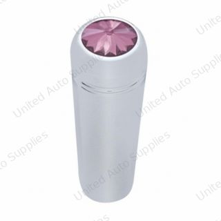 1-7/8" Short Aluminum Toggle Switch Extension With Crystal For Kenworth - Purple Crystal