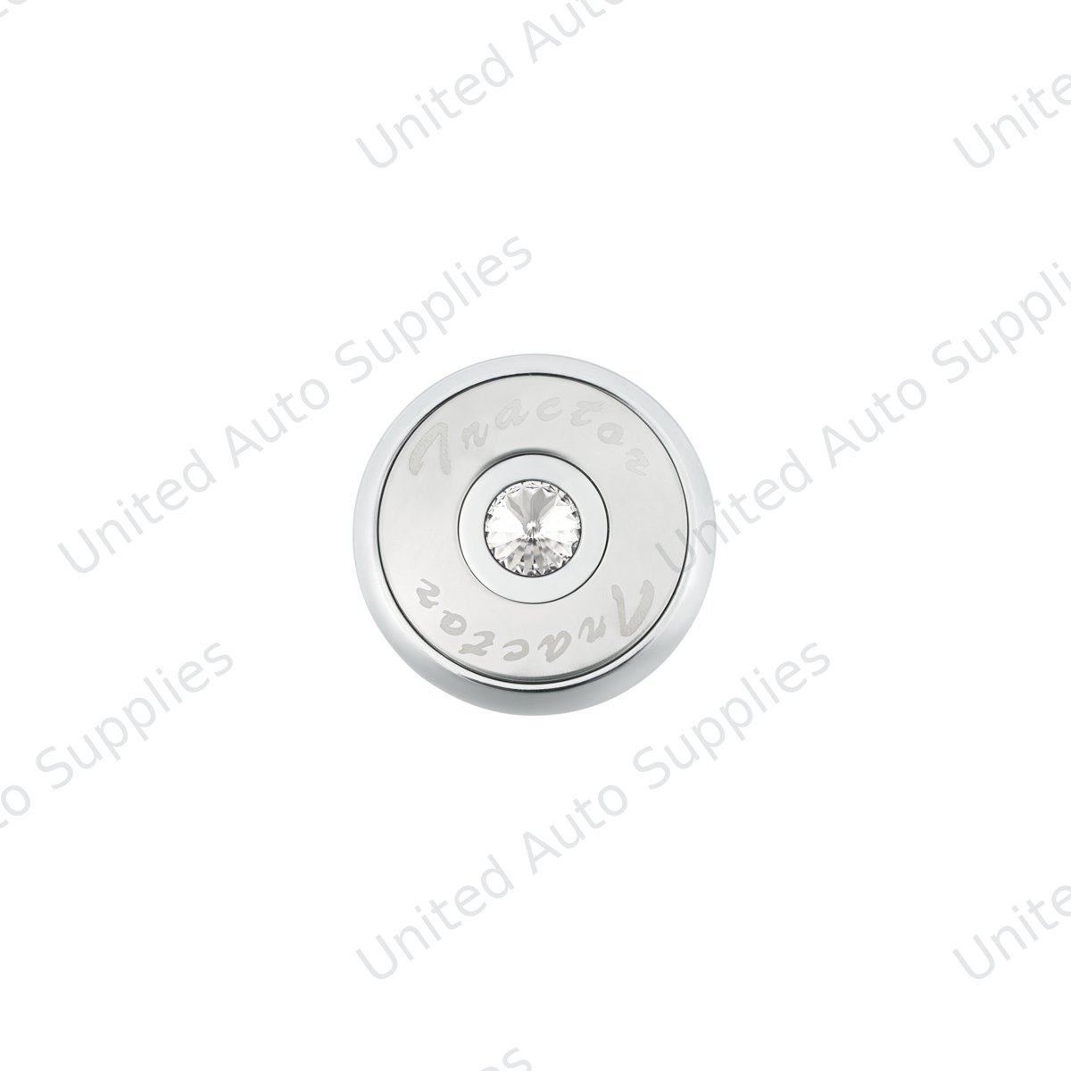 "Tractor" Deluxe Air Valve Knob - Clear Crystal