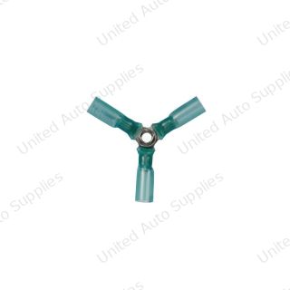 12-10 AWG 3-Way (Y) CS Heat Shrink Connector - Yellow (5-Pack)