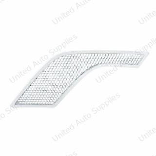 Chrome Hood Air Intake Grille For 2003-2017 Volvo VN/VNL - Driver