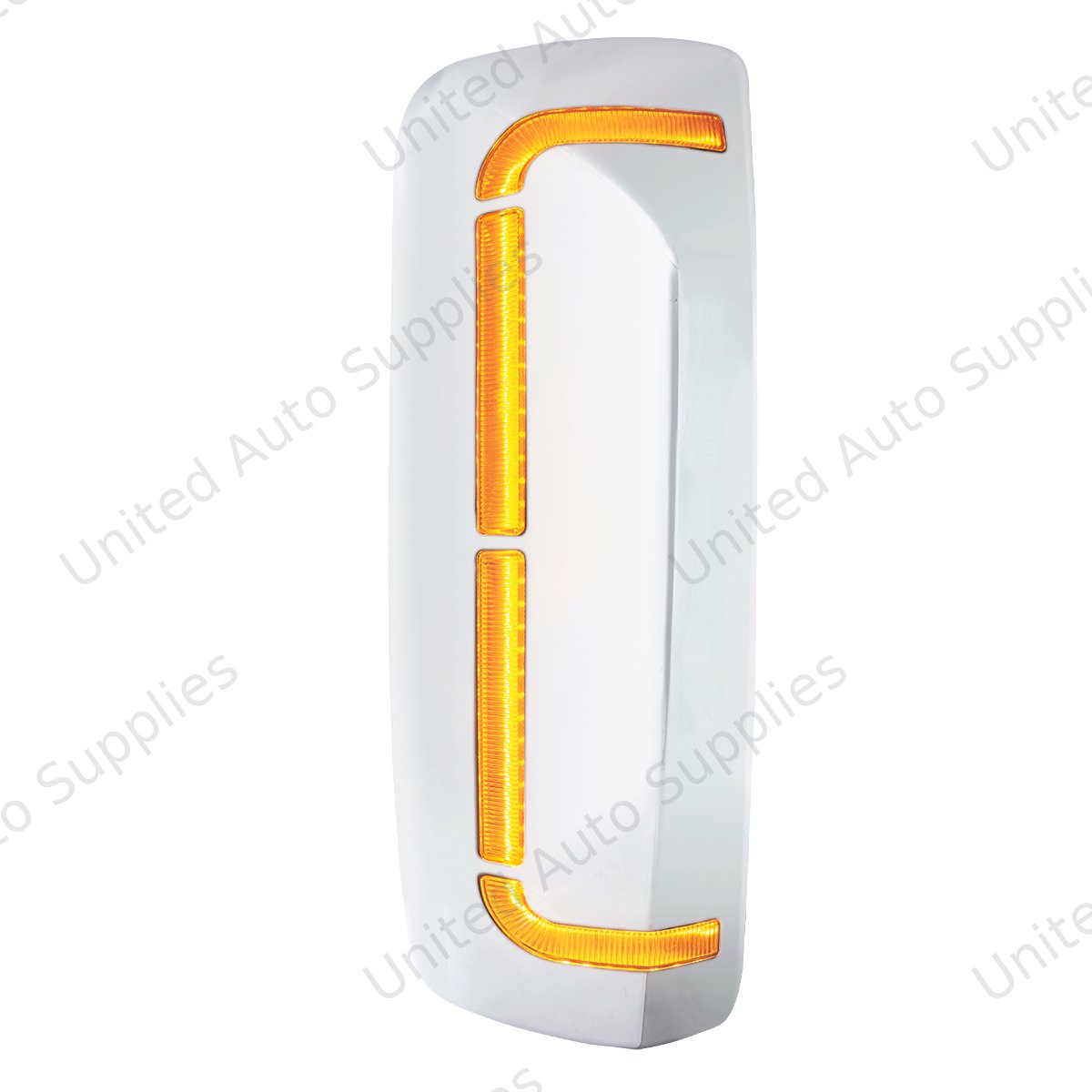 59 LED Chrome Mirror Cover With Sequential LED For 2012-2024 Volvo VNL - Passenger