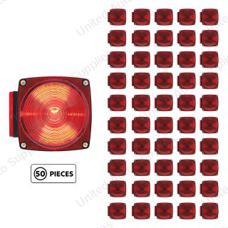 Under 80" Wide Combination Trailer Light With License Light (50 Pcs)