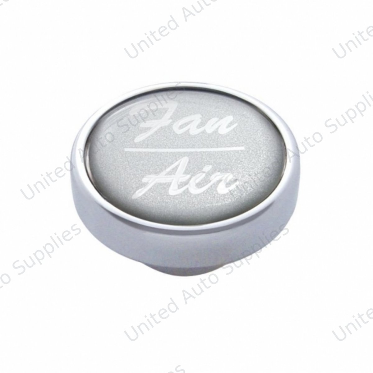 "Fan/Air" Dash Knob - Silver Glossy Sticker