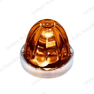 Glass Watermelon Flush Mount Kit - Dark Amber